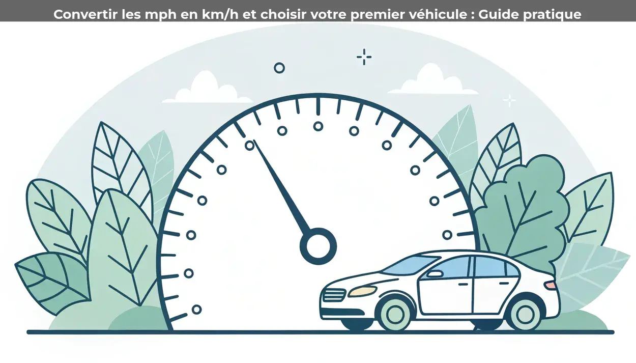 Convertir les mph en km/h et choisir votre premier véhicule : Guide pratique