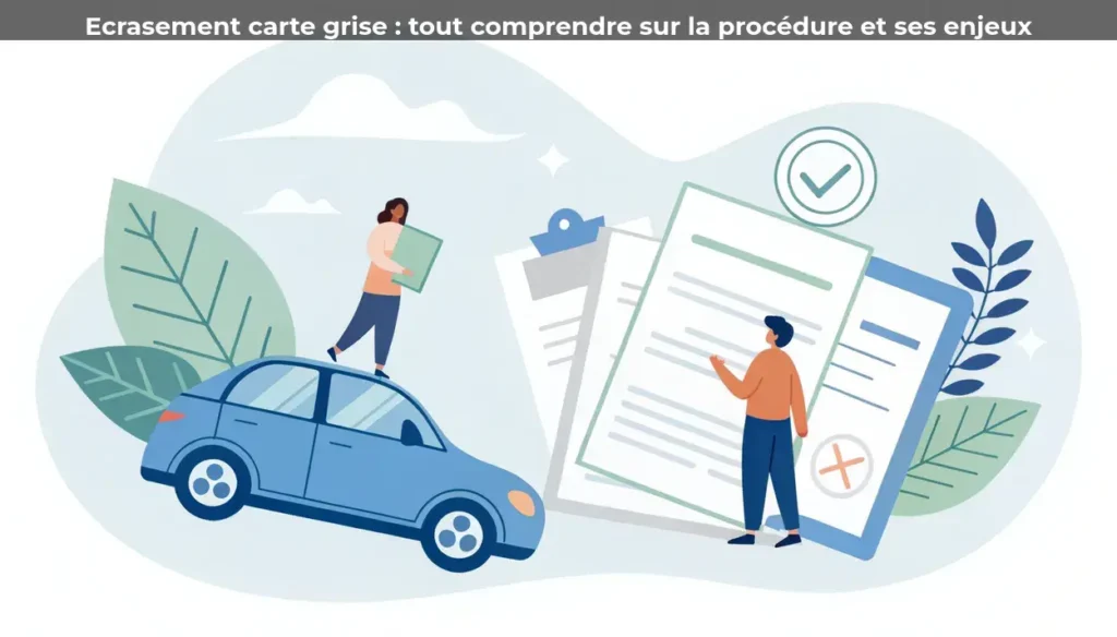 Ecrasement carte grise : tout comprendre sur la procédure et ses enjeux