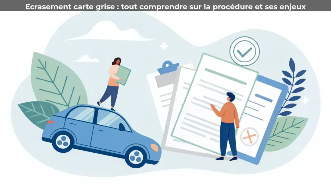 Ecrasement carte grise : tout comprendre sur la procédure et ses enjeux
