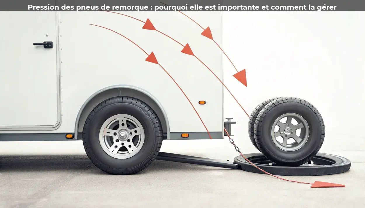 Pression des pneus de remorque : pourquoi elle est importante et comment la gérer