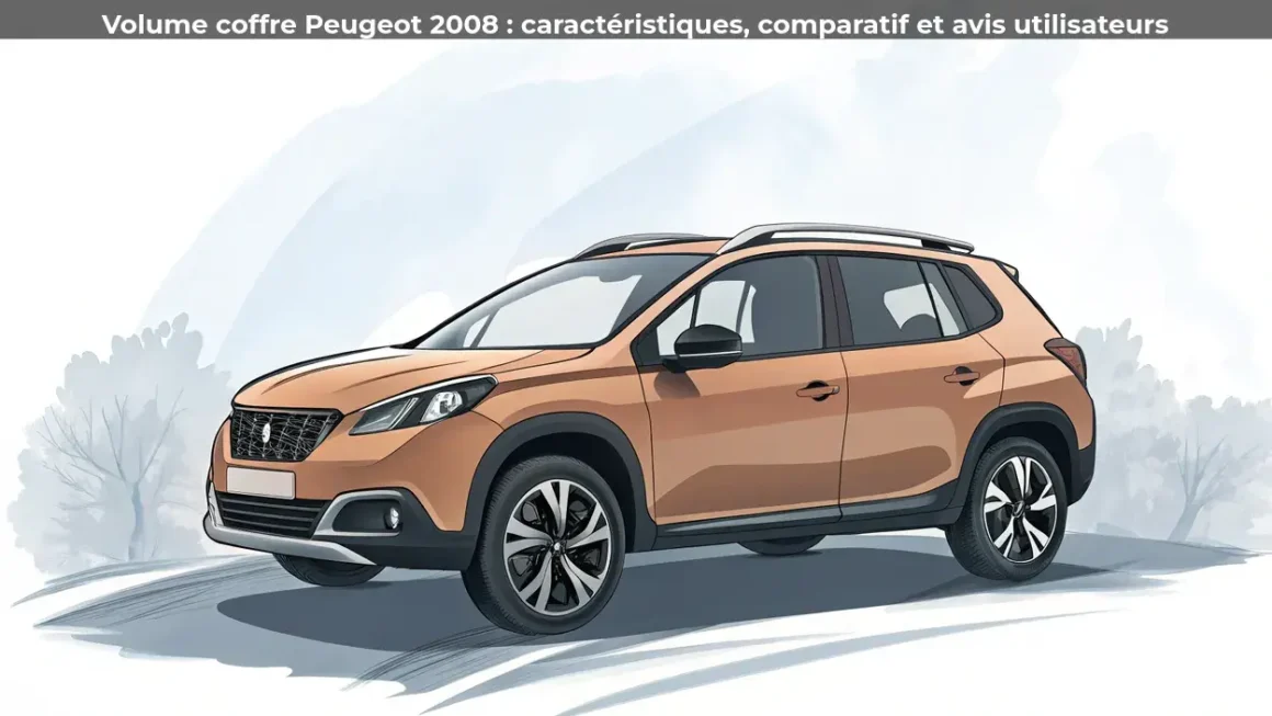Volume coffre Peugeot 2008 : caractéristiques, comparatif et avis utilisateurs